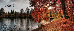 عکس پاییز و دریاچه رادیاتور طرح دار